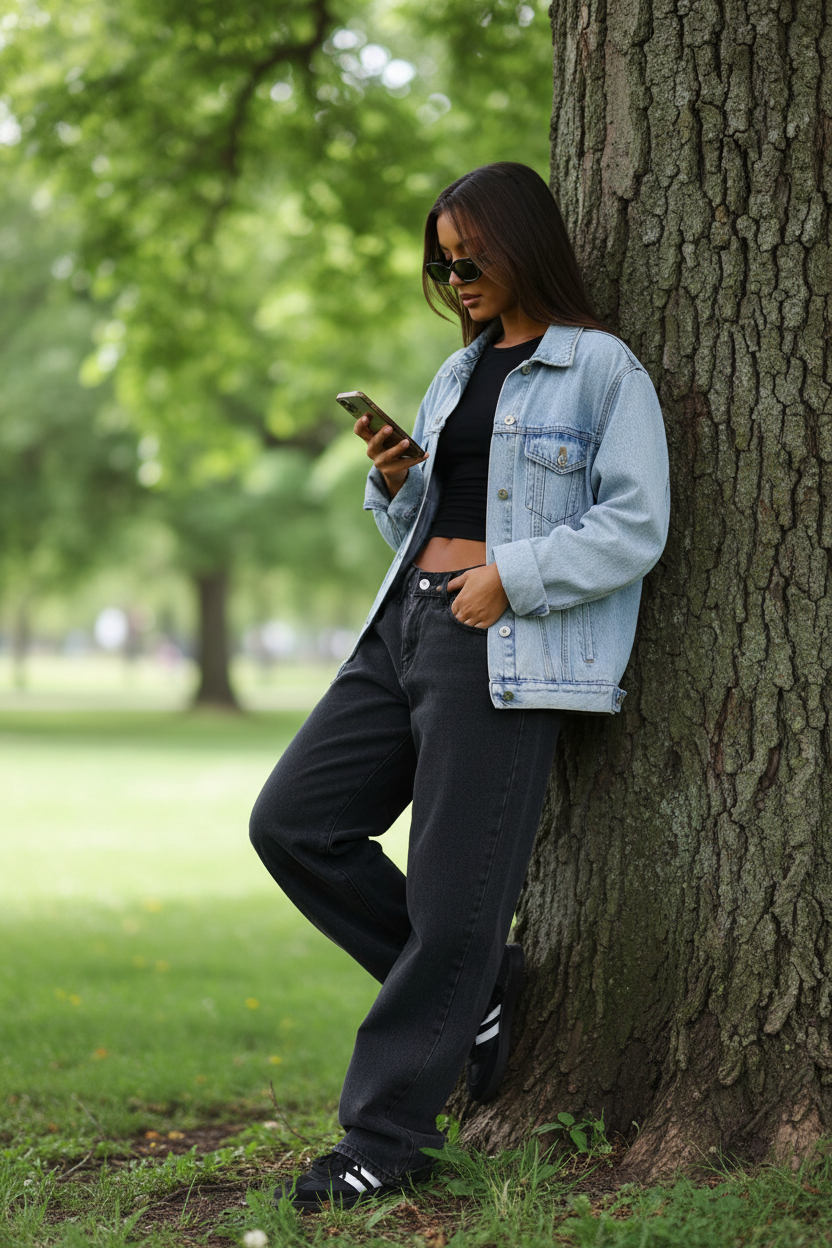 High-Waisted Wide-Leg Jeans for Women