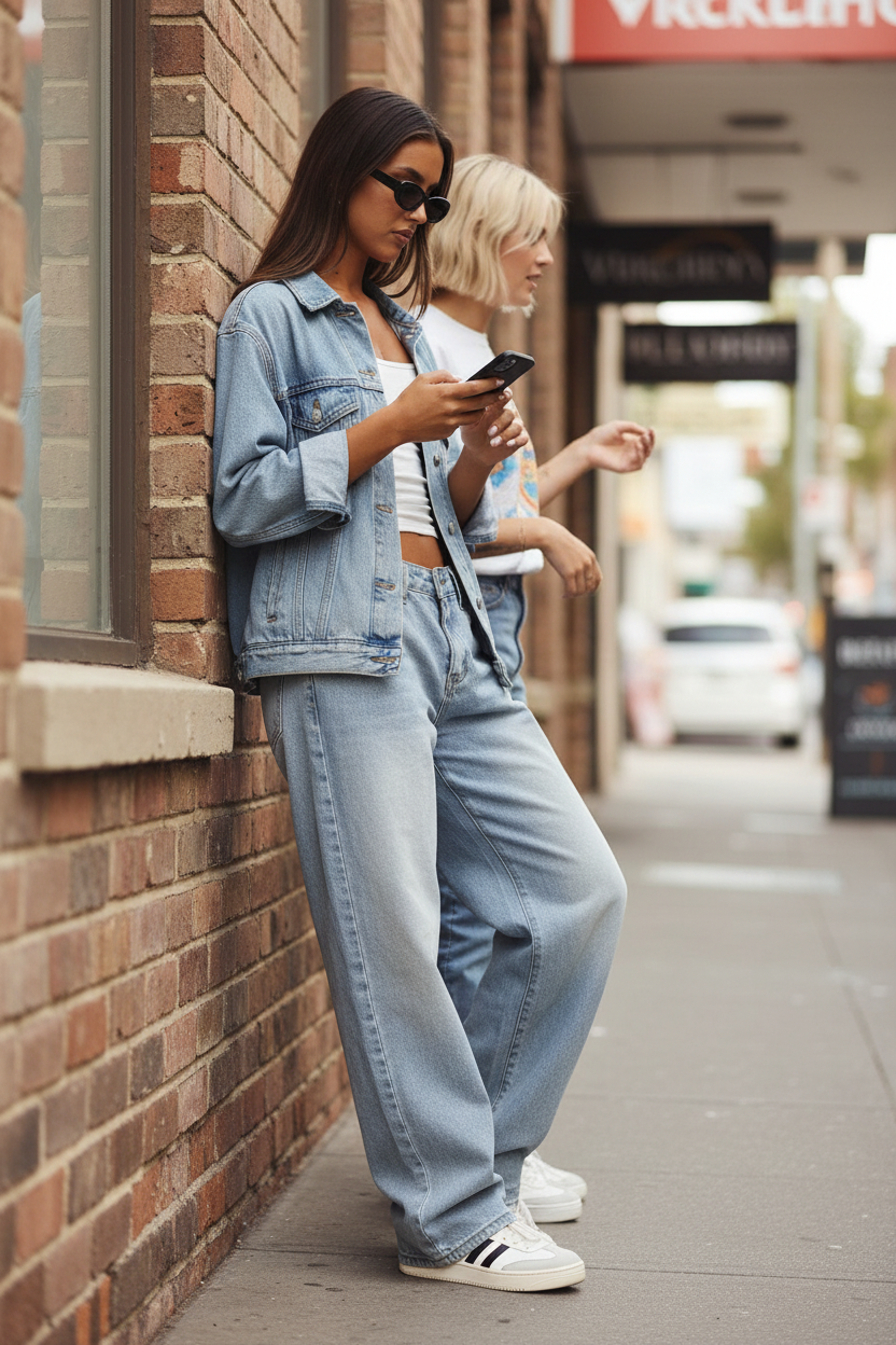 High-Waisted Wide-Leg Jeans for Women