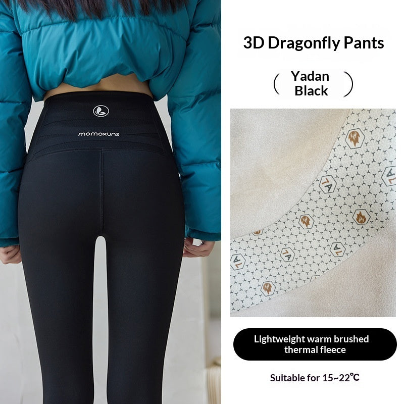 Shark Print Slim-Fit Leggings