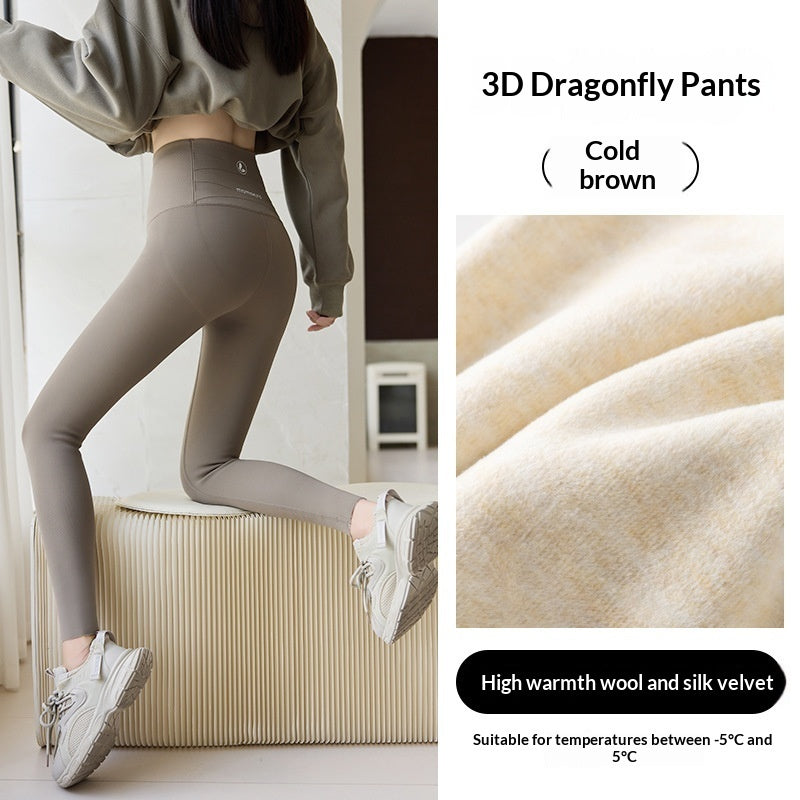 Shark Print Slim-Fit Leggings