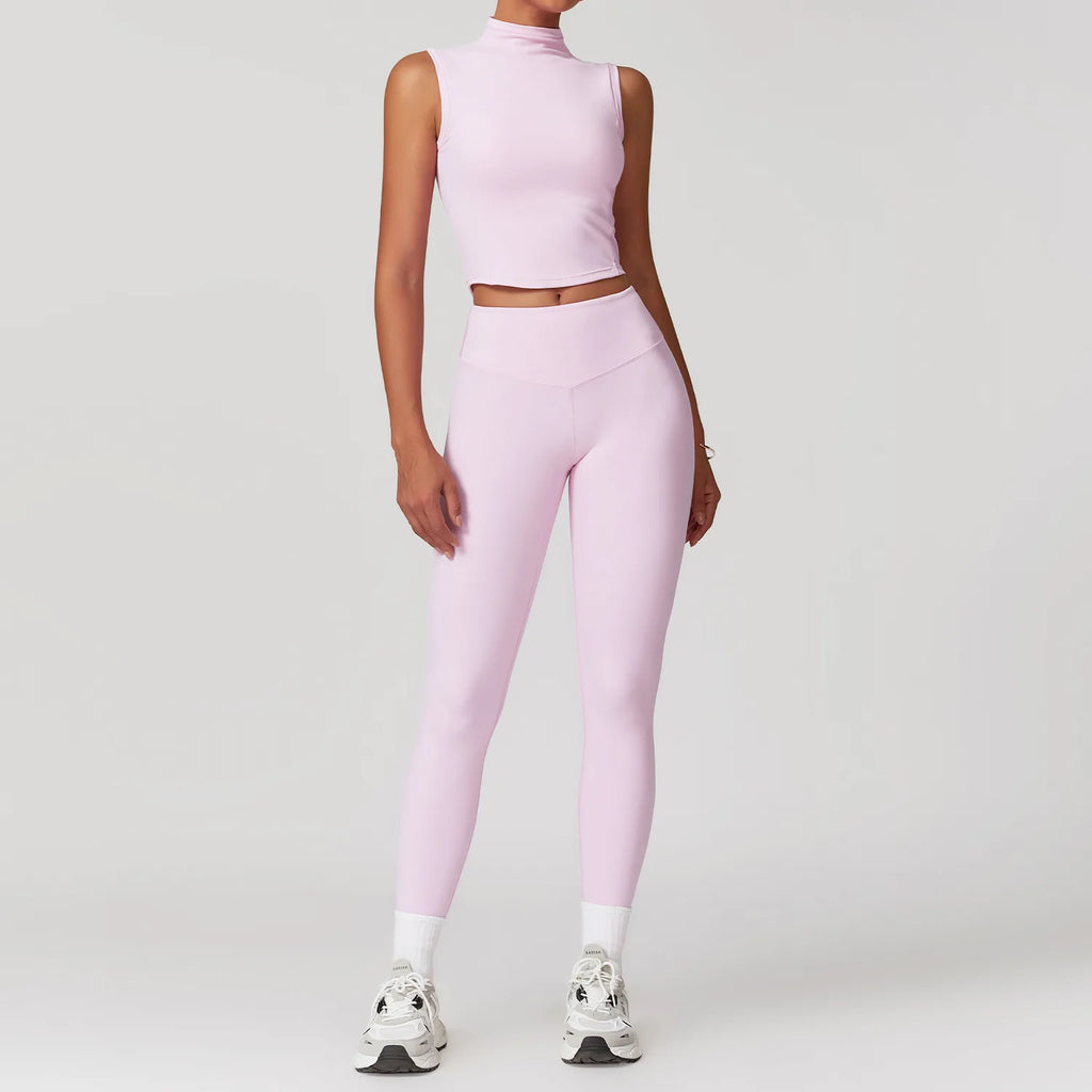 Women's Athleisure Leggings & Sports Bra Set