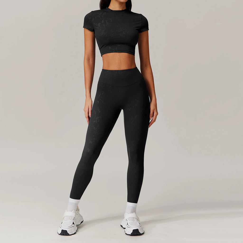 Seamless Crop Top & Leggings Set