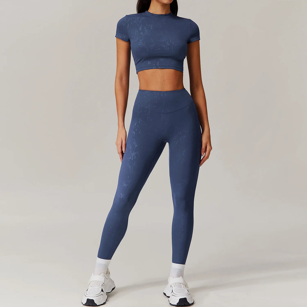 Seamless Crop Top & Leggings Set