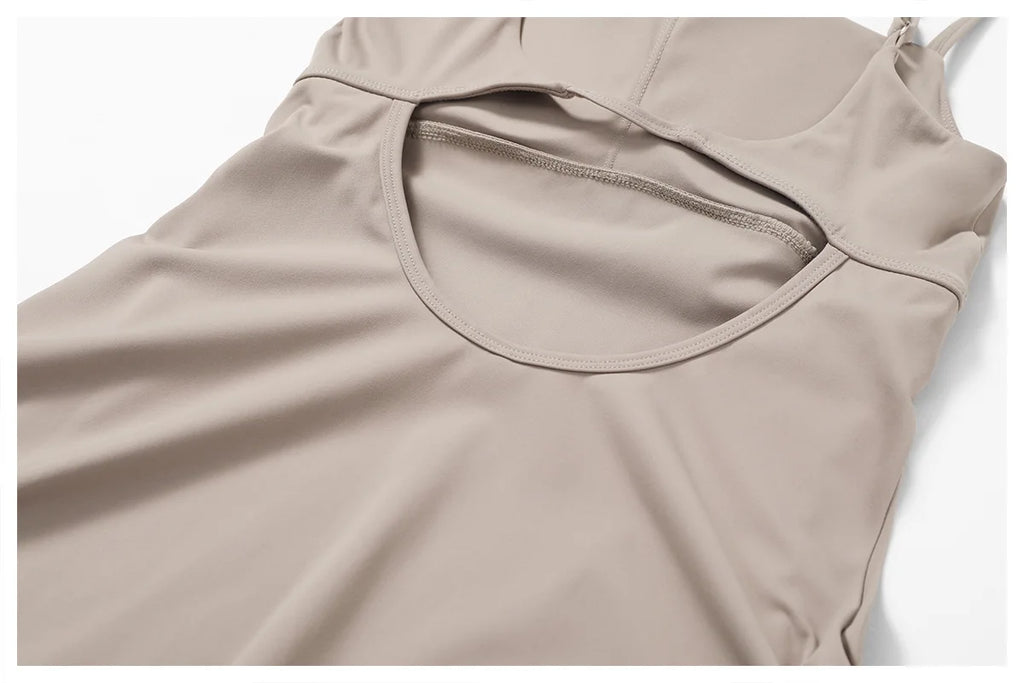 Women's Backless Spaghetti Strap Tennis Dress