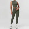 Women's Athleisure Leggings & Sports Bra Set