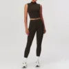 Women's Athleisure Leggings & Sports Bra Set