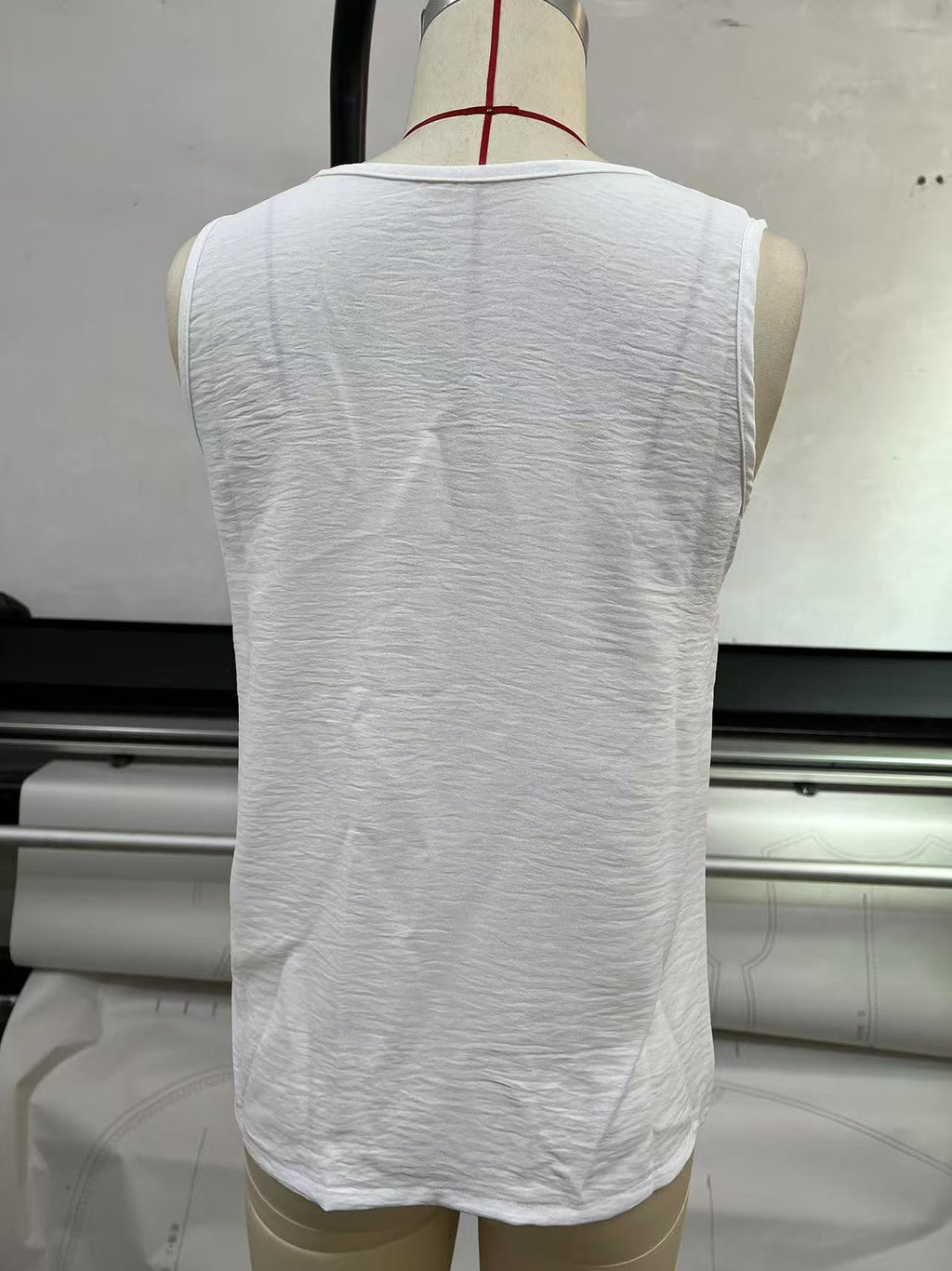 2025 Cross-Border New Women's Clothing Casual Slant Collar Sleeveless Regular Pullover Multi-Color Women's Tops T-Shirt