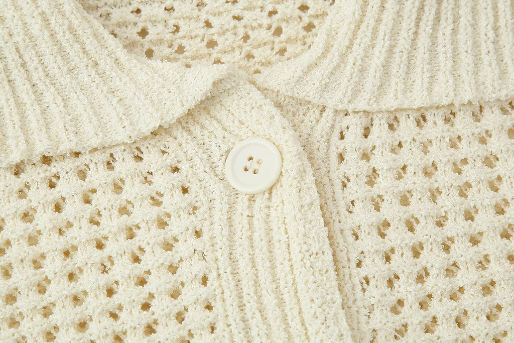 Tassel Knit Crop Top & Mini Skirt