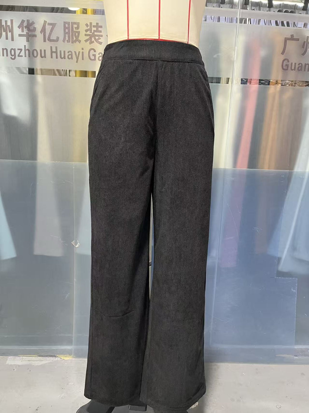New Women's Trousers Cross-border Spring and Autumn High Waist Loose Wide Leg Pants Drain All-match Casual Straight Pants
