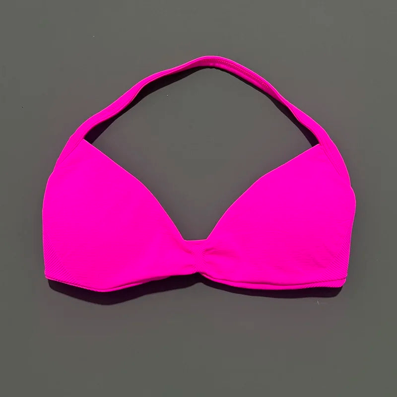 Women's Strappy Halter Sports Bra