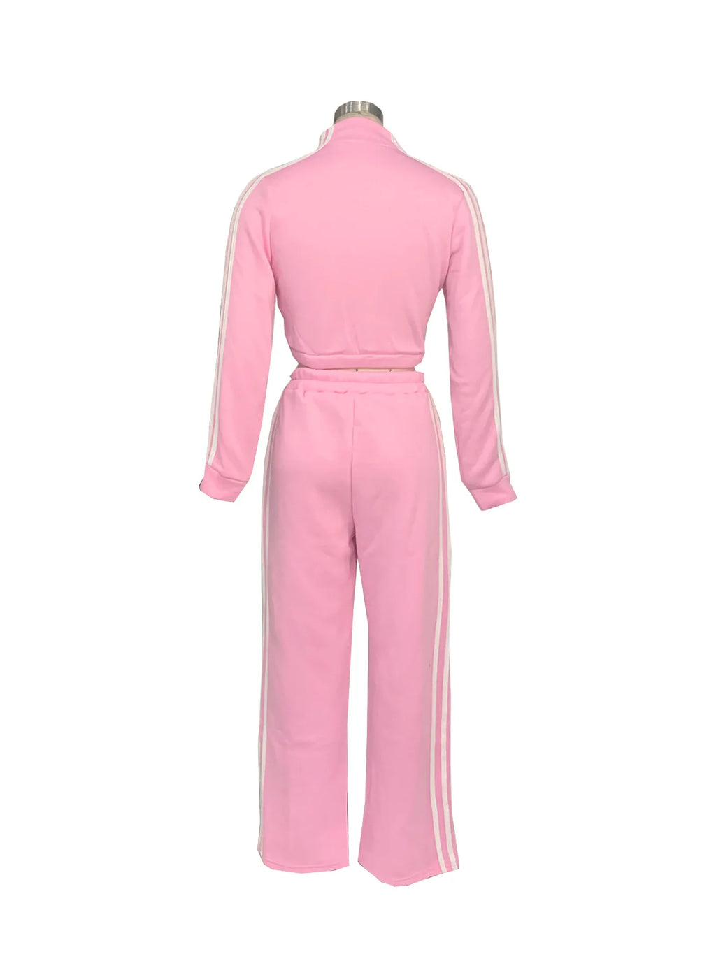 Y2K Striped Jogger Tracksuit Set - 2 Piece