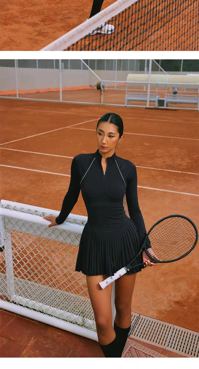 Women's Long Sleeve Tennis Dress