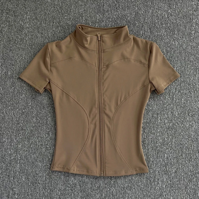 Quick-Dry Waist Slimming Training Top