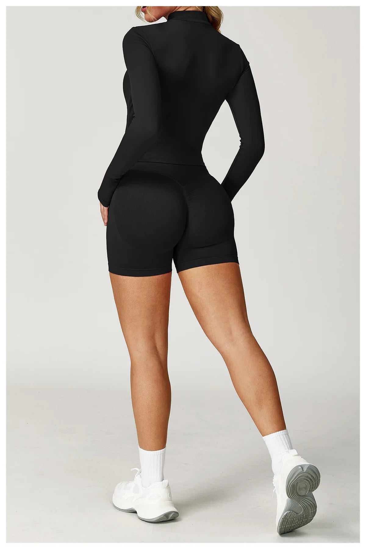 Seamless Fitness Tracksuit Set - 2 Piece