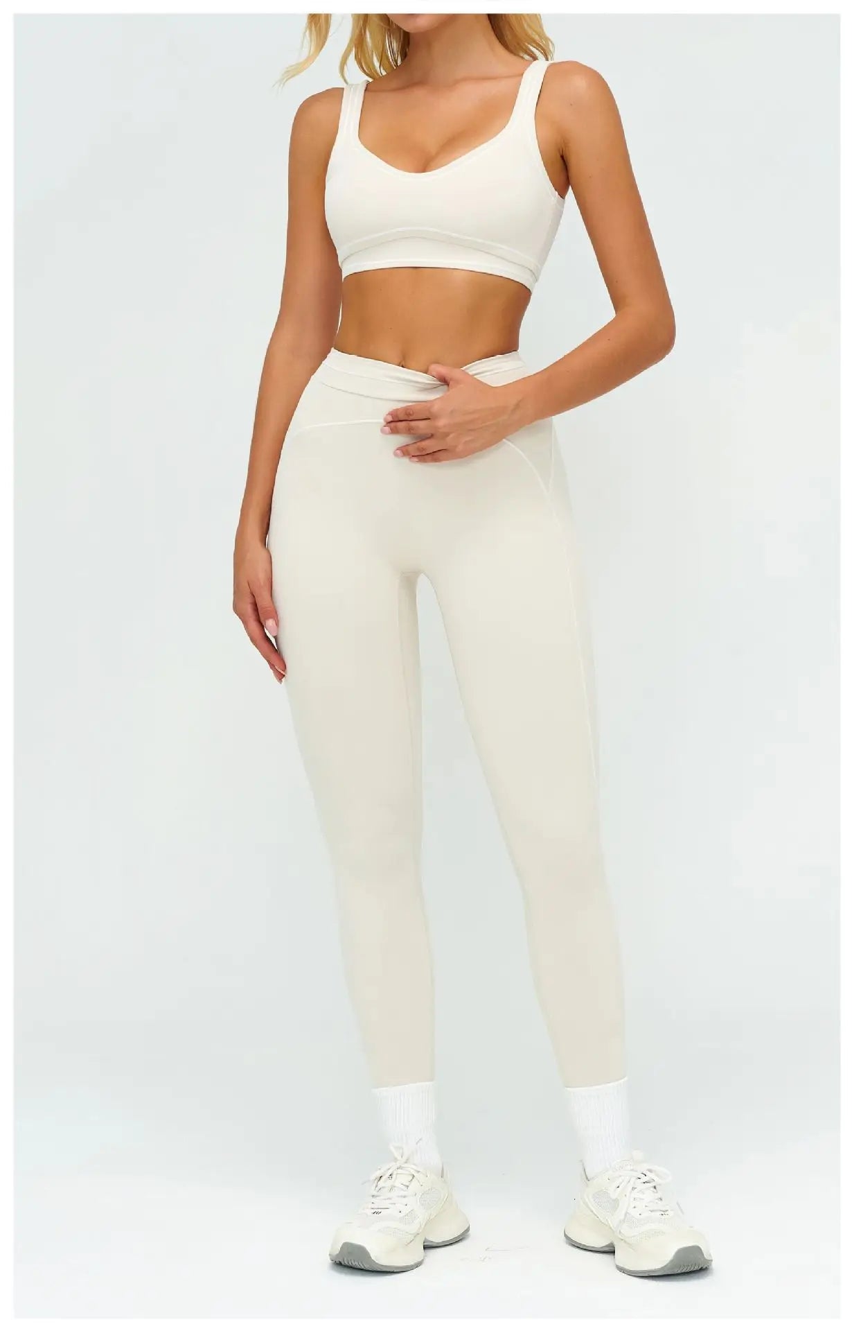 High-Waist Tracksuit Yoga Set - 2 Piece