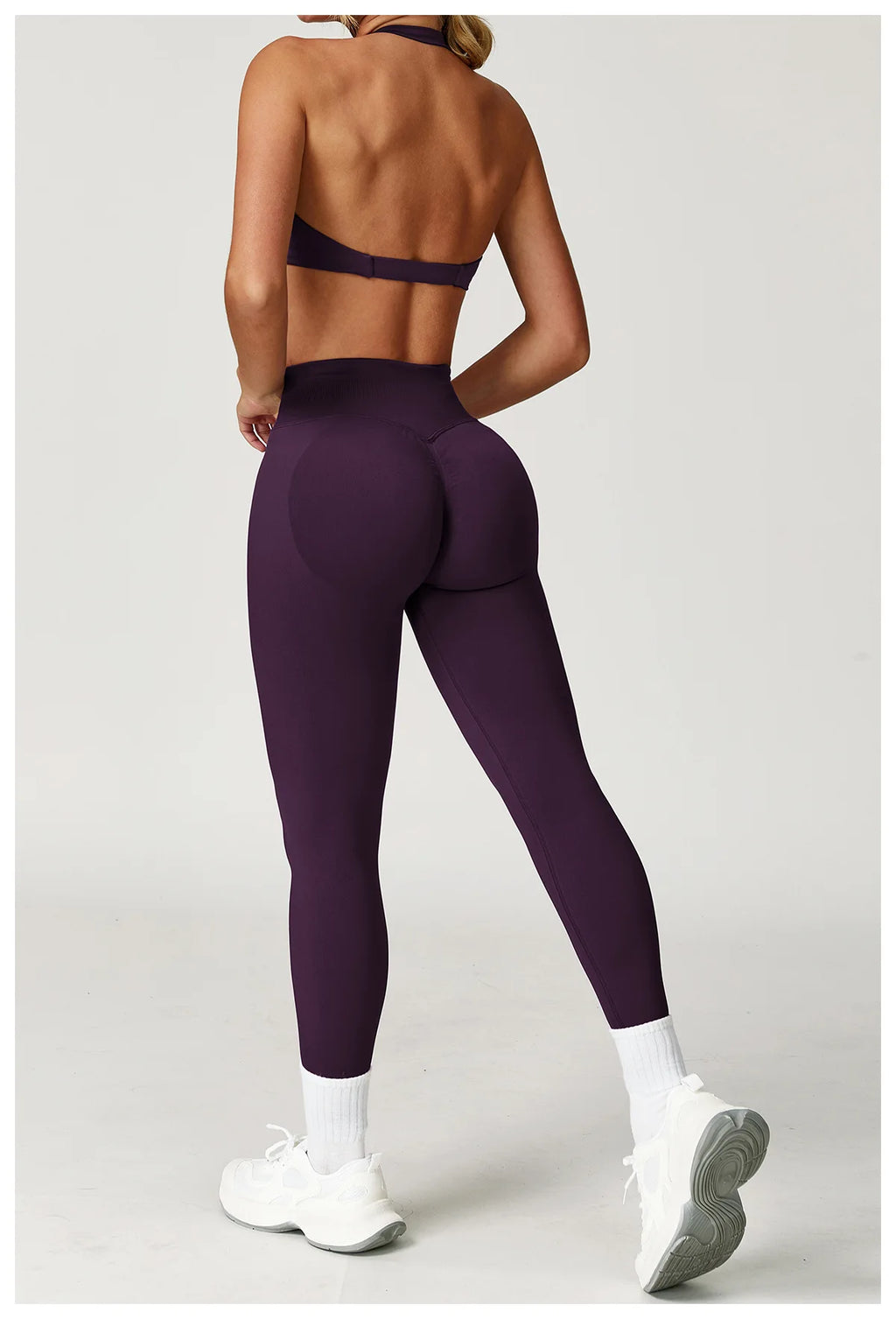 Seamless Fitness Tracksuit Set - 2 Piece