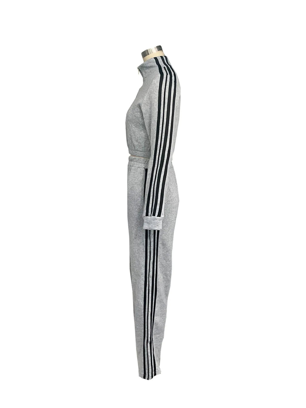 Y2K Striped Jogger Tracksuit Set - 2 Piece