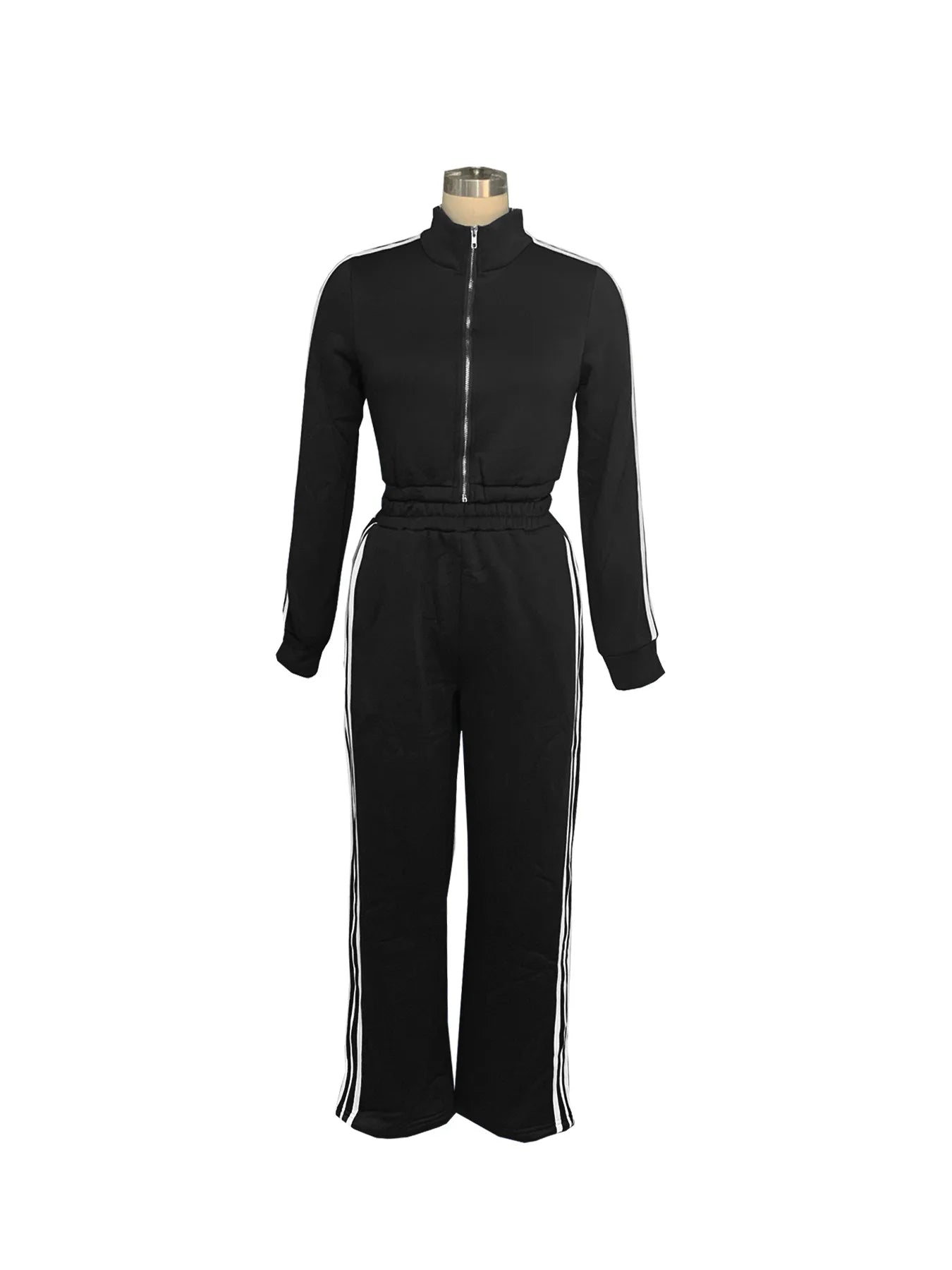 Y2K Striped Jogger Tracksuit Set - 2 Piece