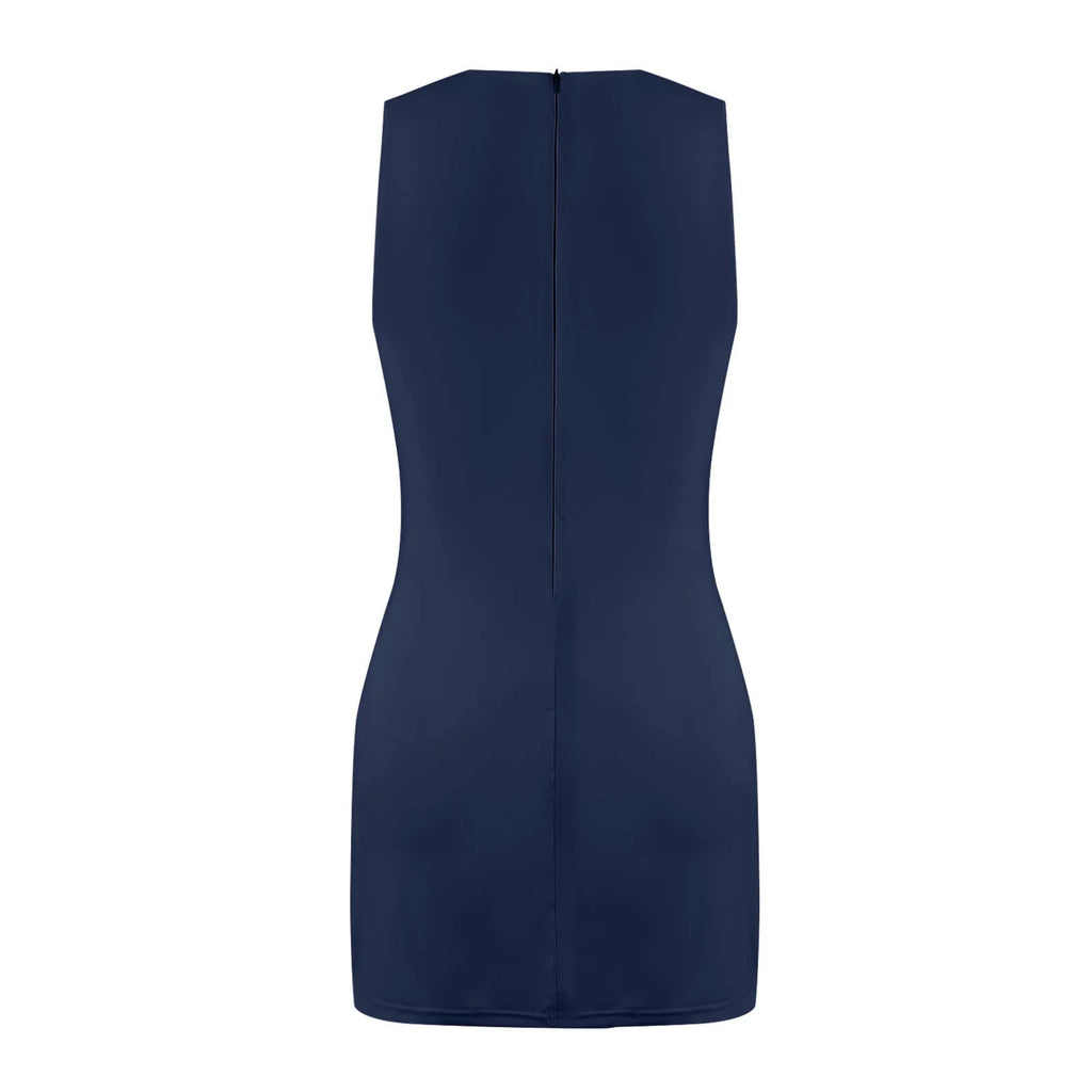 Sleeveless Tennis Dress with Built-In Shorts