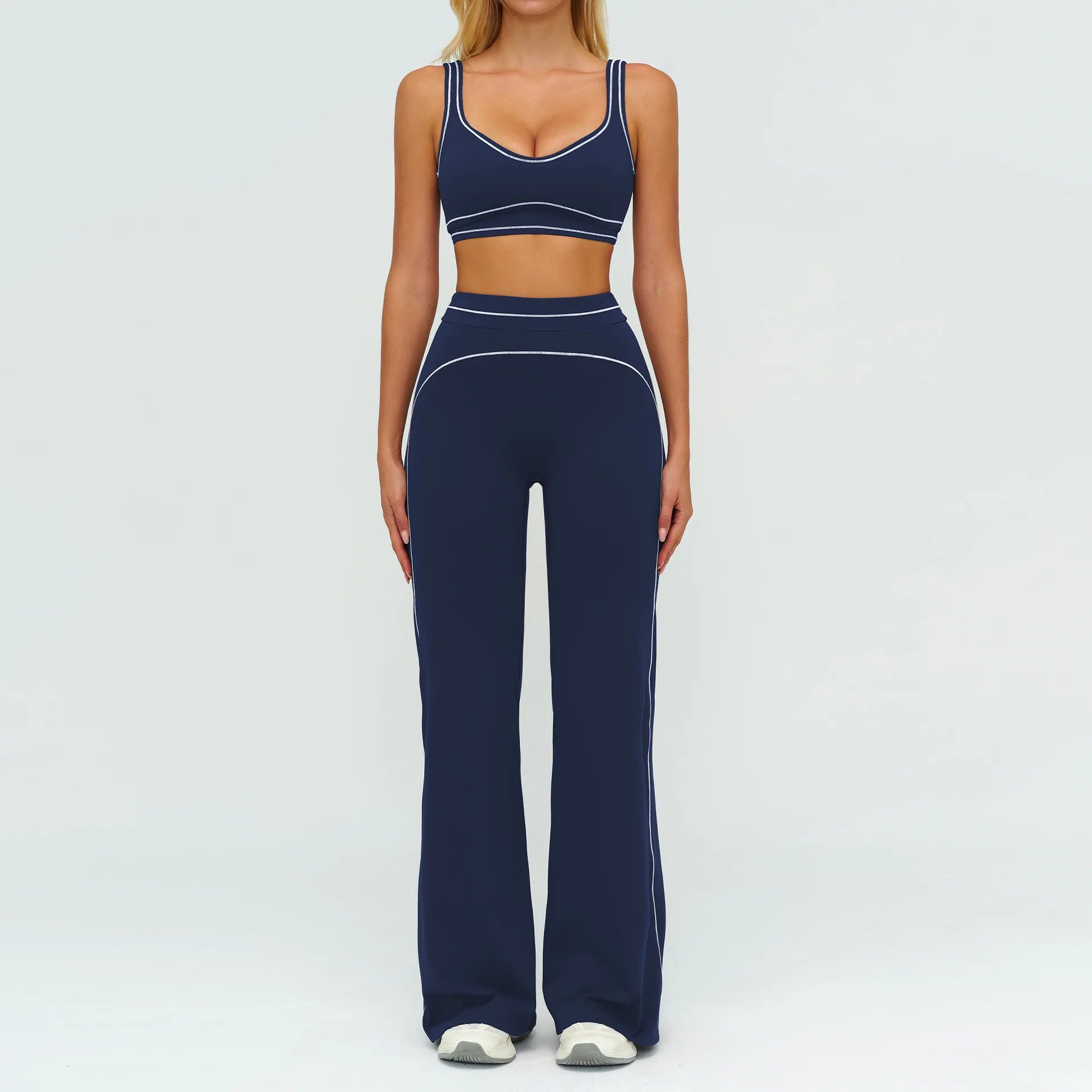 High-Waist Tracksuit Yoga Set - 2 Piece