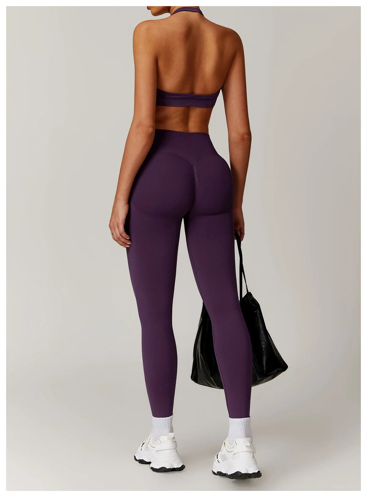 Seamless Halter Bra & Leggings Set