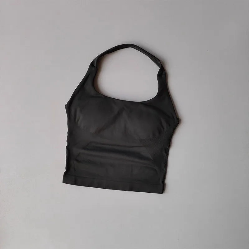 Shockproof Halter Yoga Sports Bra