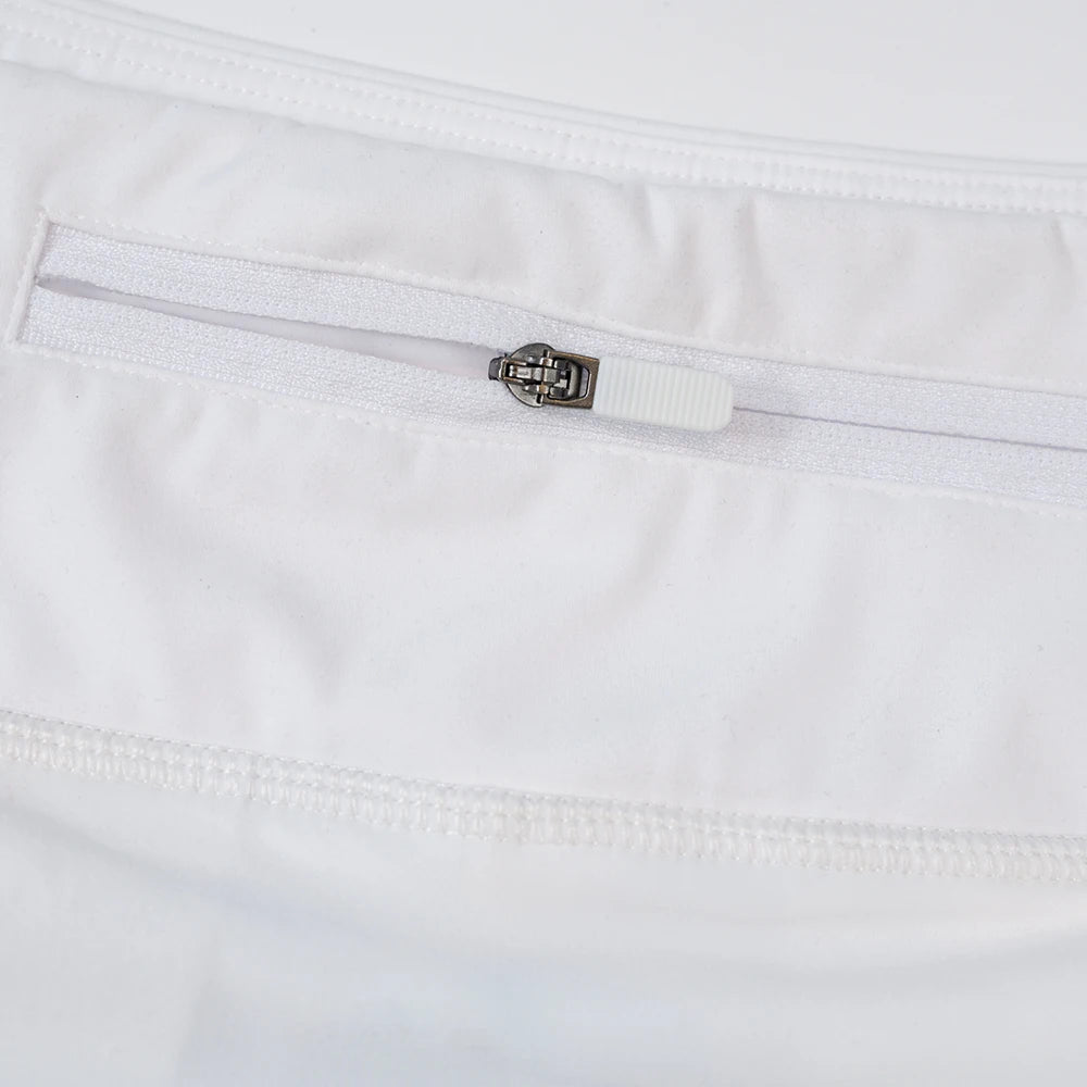 Mid-Waist Tennis Skort - Performance Skirt