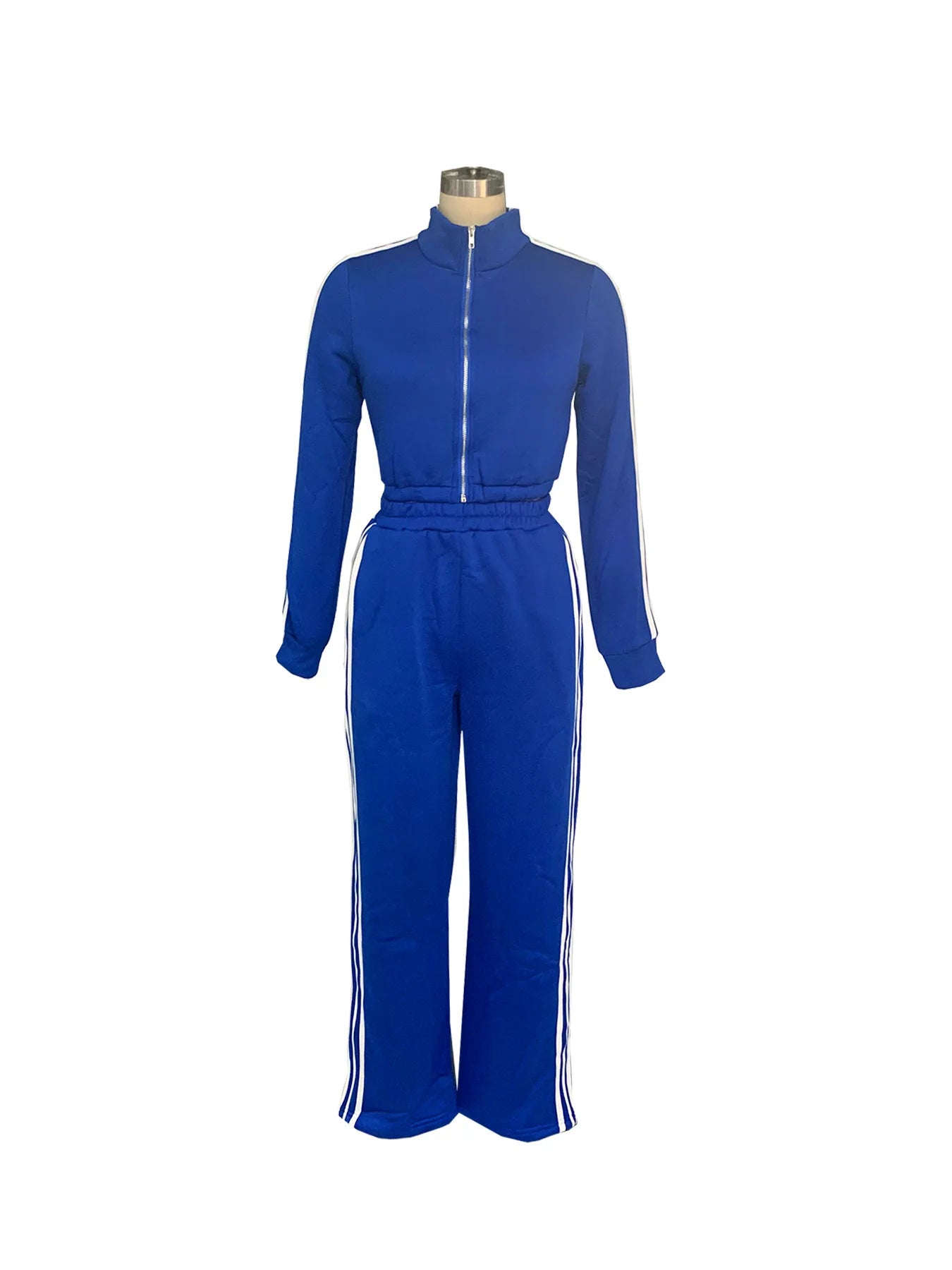Y2K Striped Jogger Tracksuit Set - 2 Piece