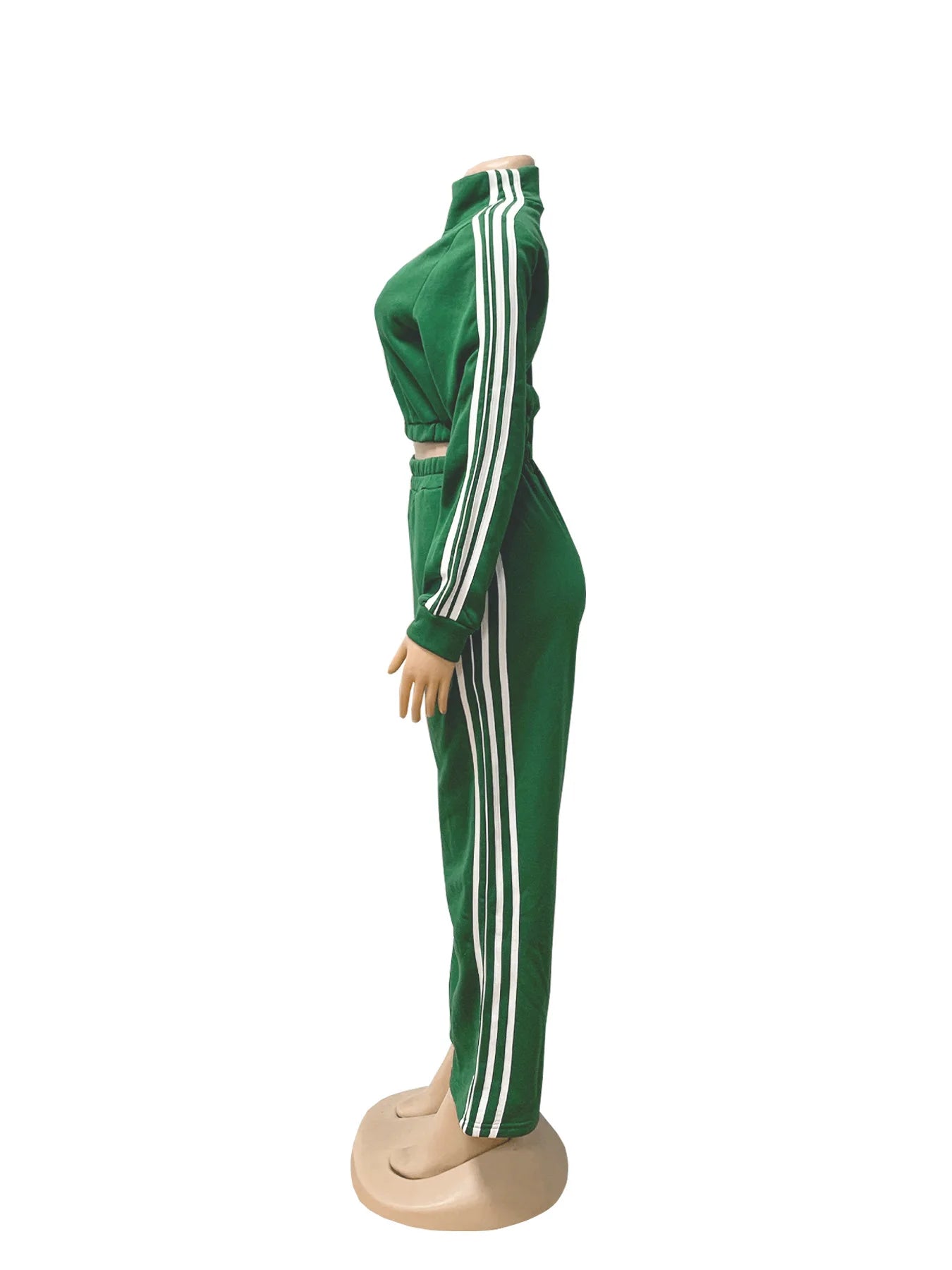 Y2K Striped Jogger Tracksuit Set - 2 Piece