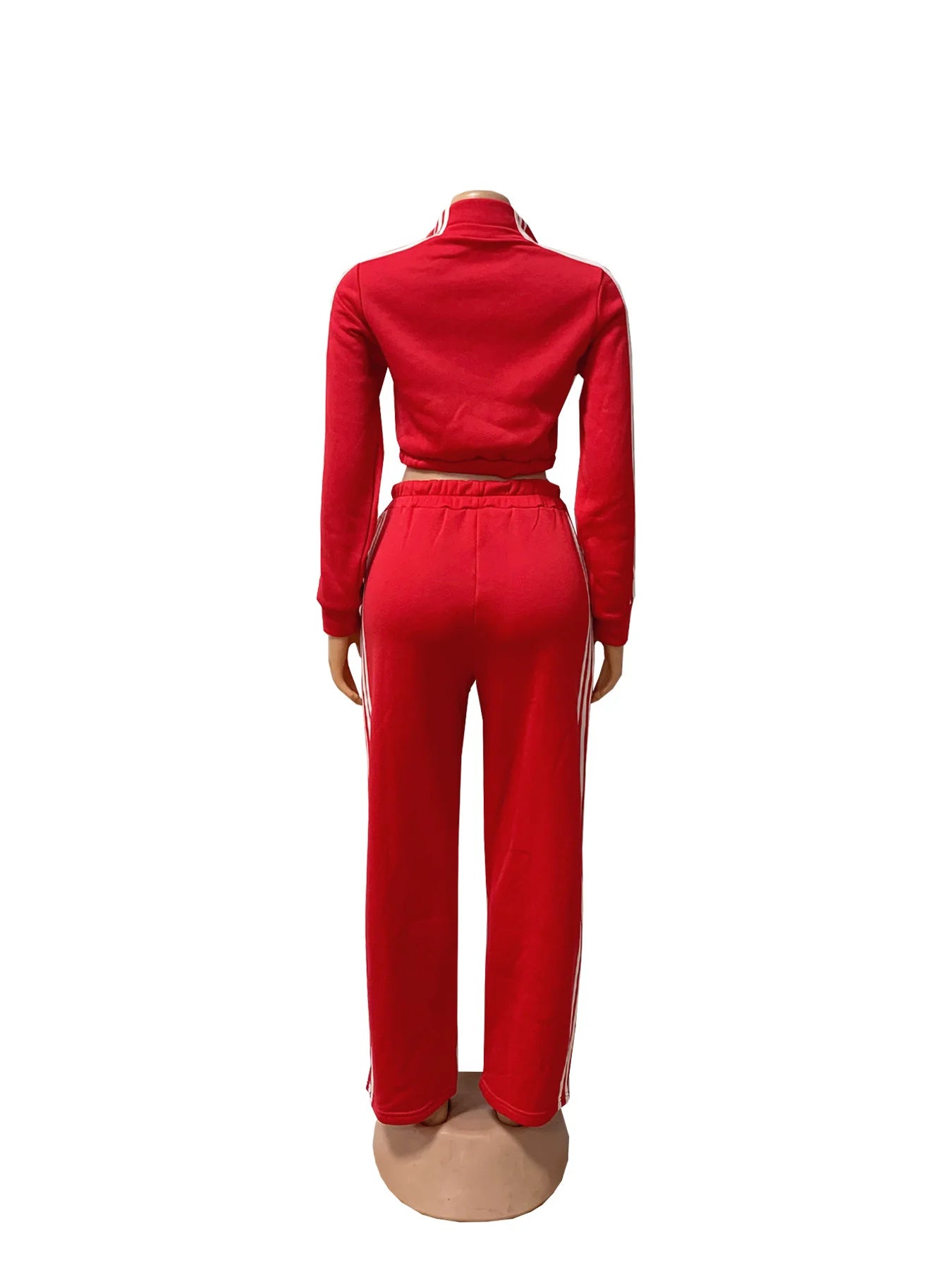 Y2K Striped Jogger Tracksuit Set - 2 Piece