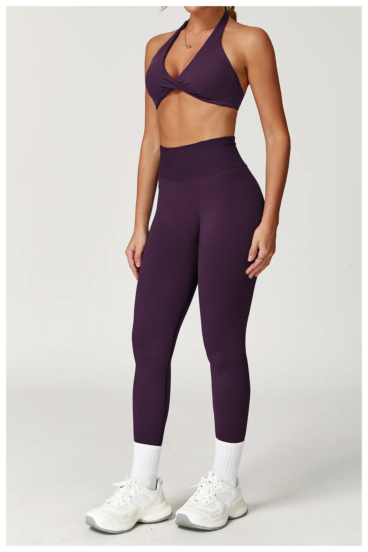 Seamless Yoga Set with Long Sleeve Jacket
