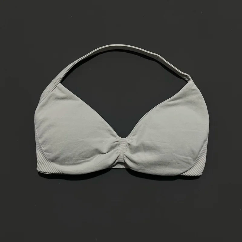 Women's Strappy Halter Sports Bra