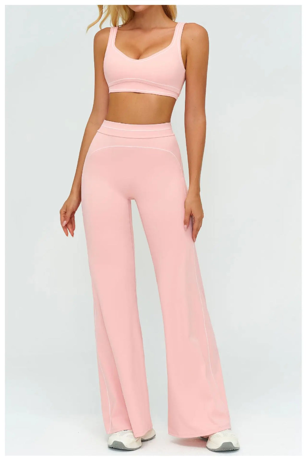 High-Waist Tracksuit Yoga Set - 2 Piece