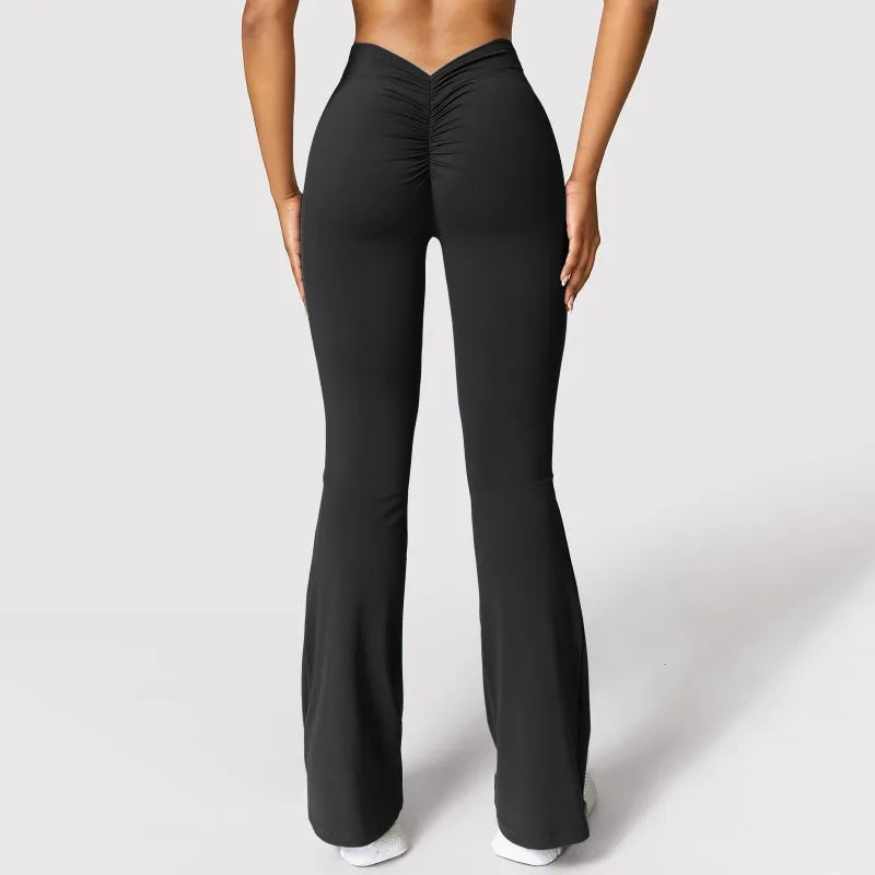 High Waist V-Back Booty Lifting Leggings