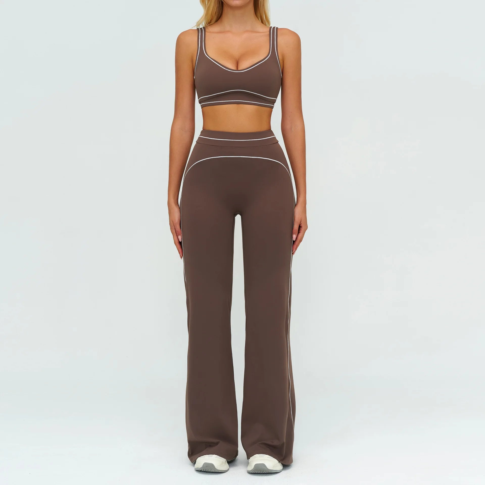 High-Waist Tracksuit Yoga Set - 2 Piece