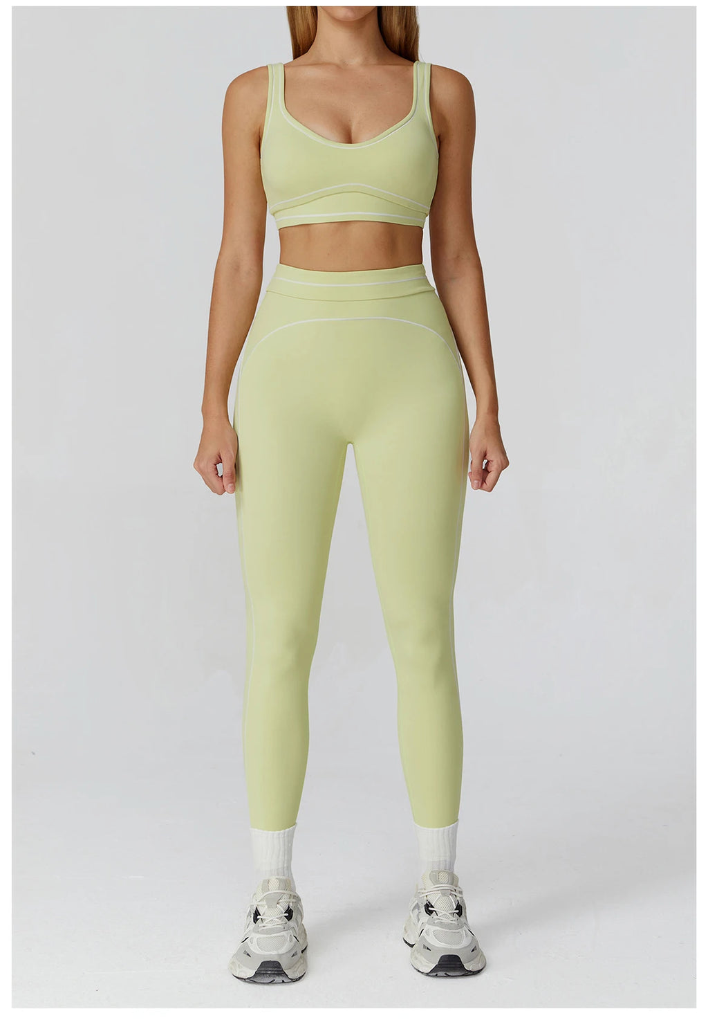 High-Waist Tracksuit Yoga Set - 2 Piece