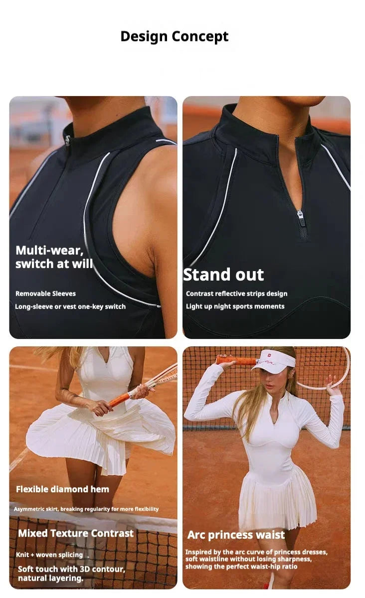 Women's Long Sleeve Tennis Dress