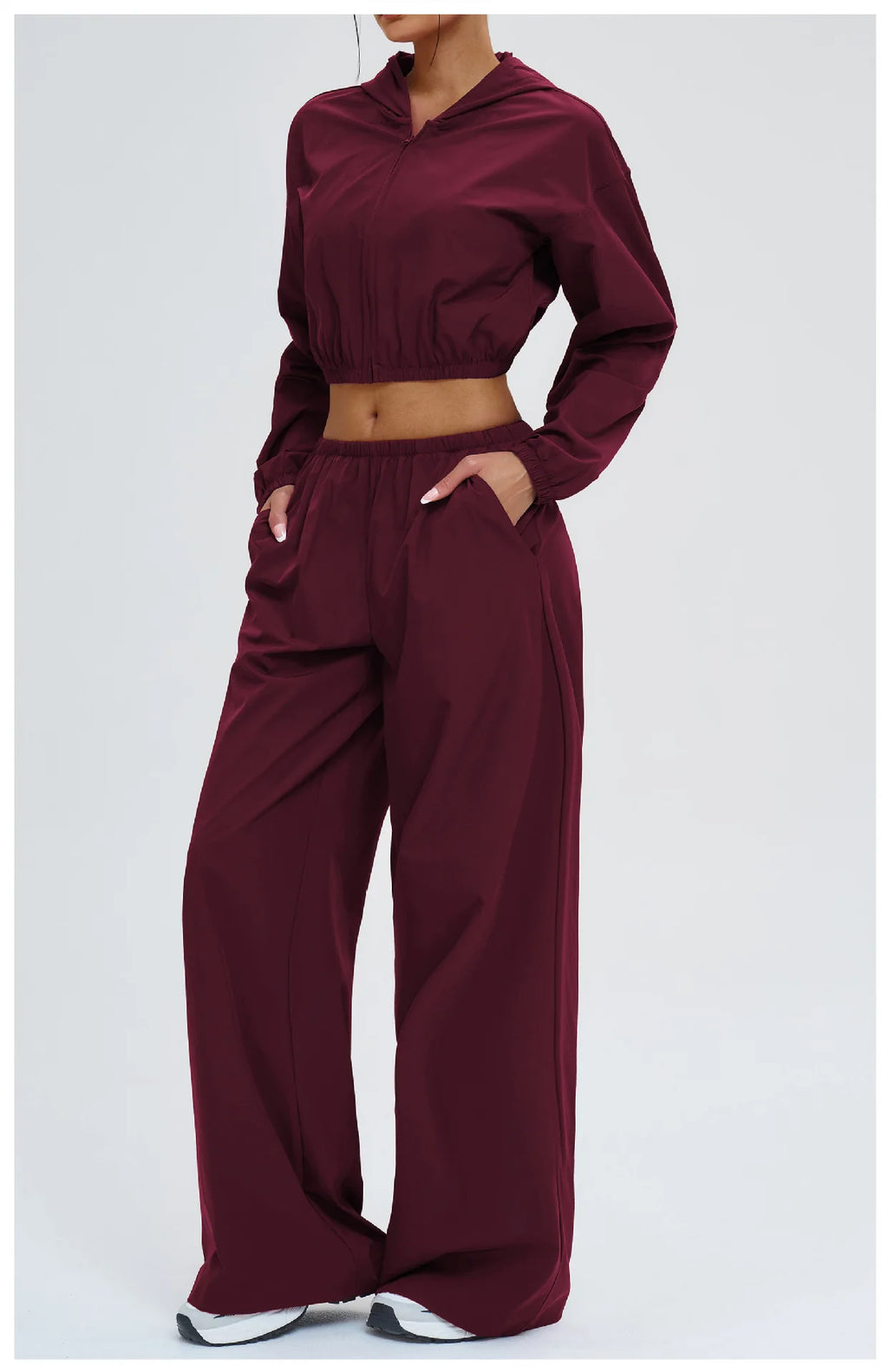 Women's Sports Hoodie & Sweatpants Set - 2 Piece