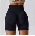 Seamless High-Waist Push-Up Gym Shorts