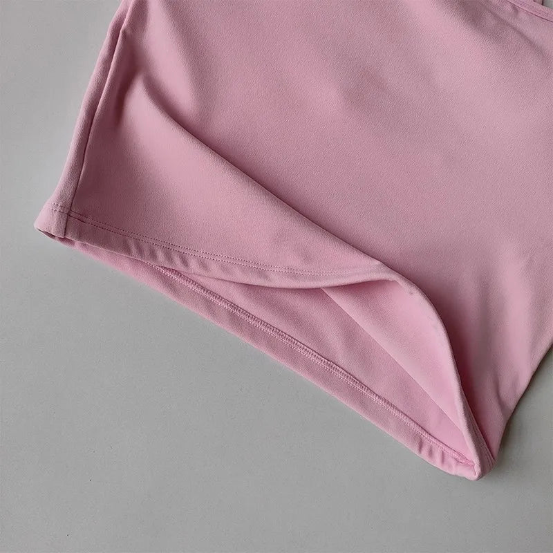 Cross Back Push-Up Sports Bra - High Support Yoga Bra