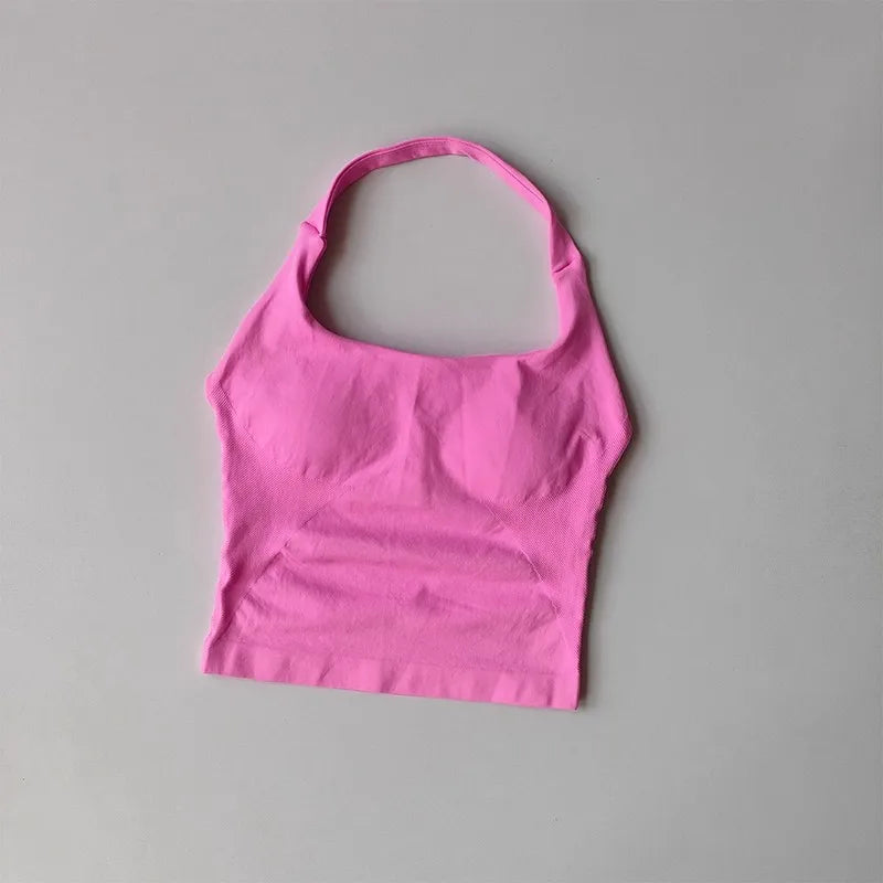 Shockproof Halter Yoga Sports Bra