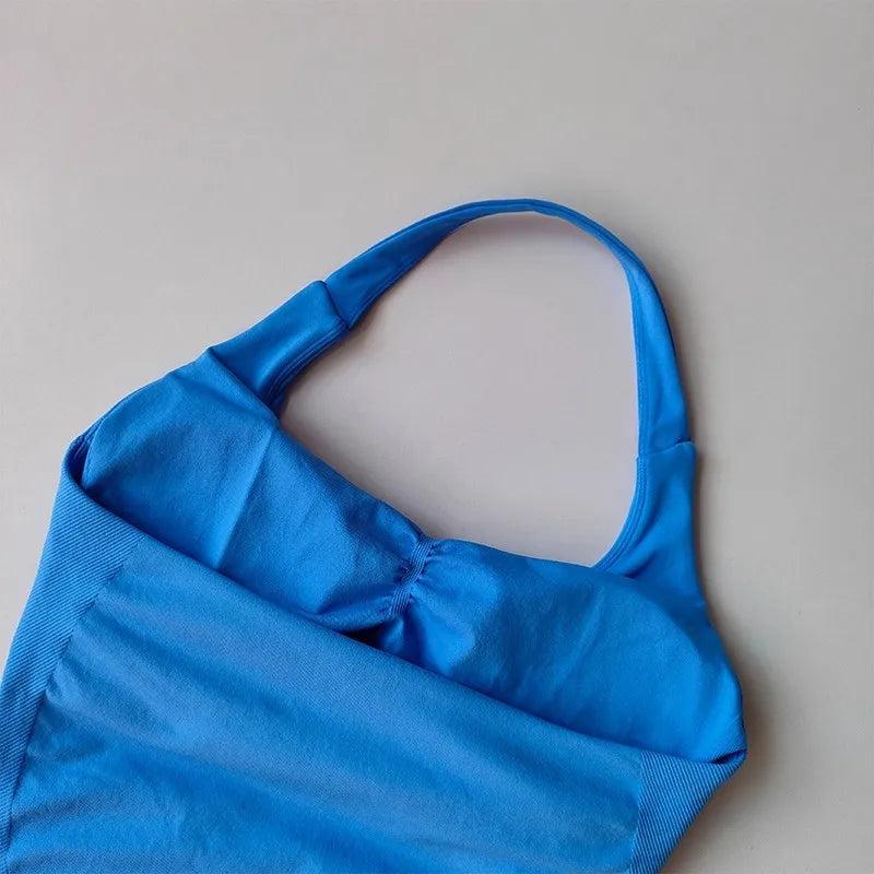 Shockproof Halter Yoga Sports Bra