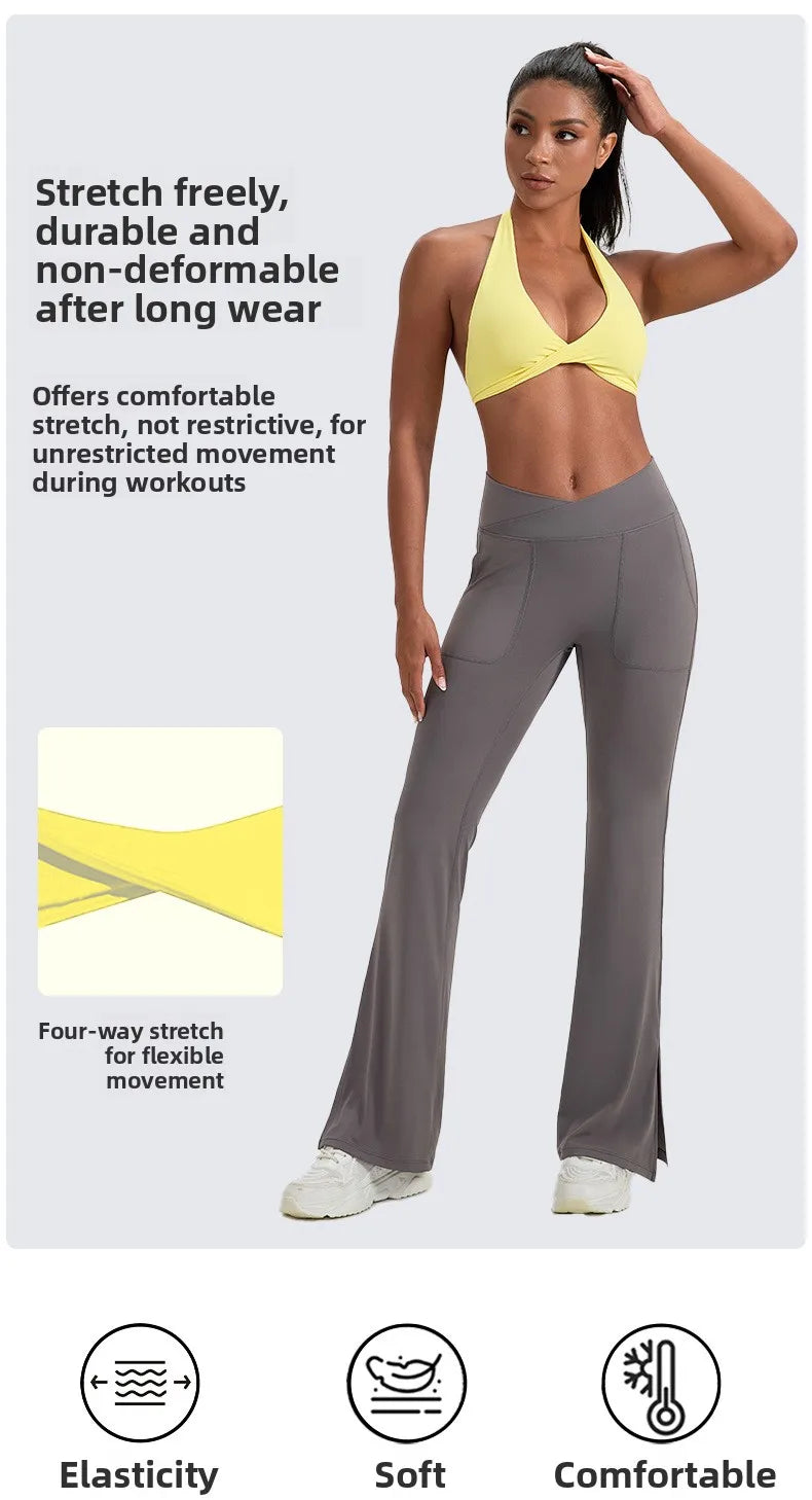 Strappy Padded Sports Bra - Criss Cross Back