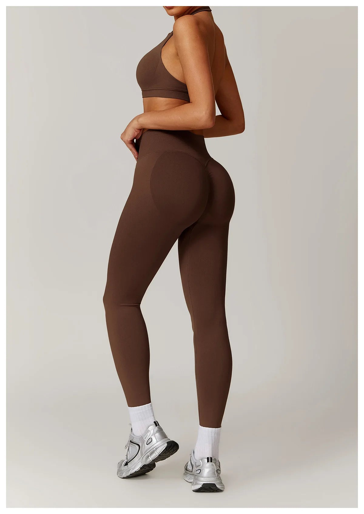 Seamless Halter Bra & Leggings Set