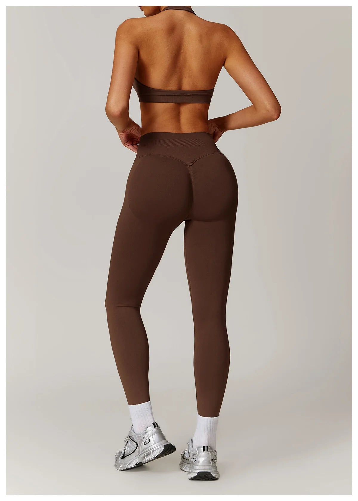 Seamless Halter Bra & Leggings Set