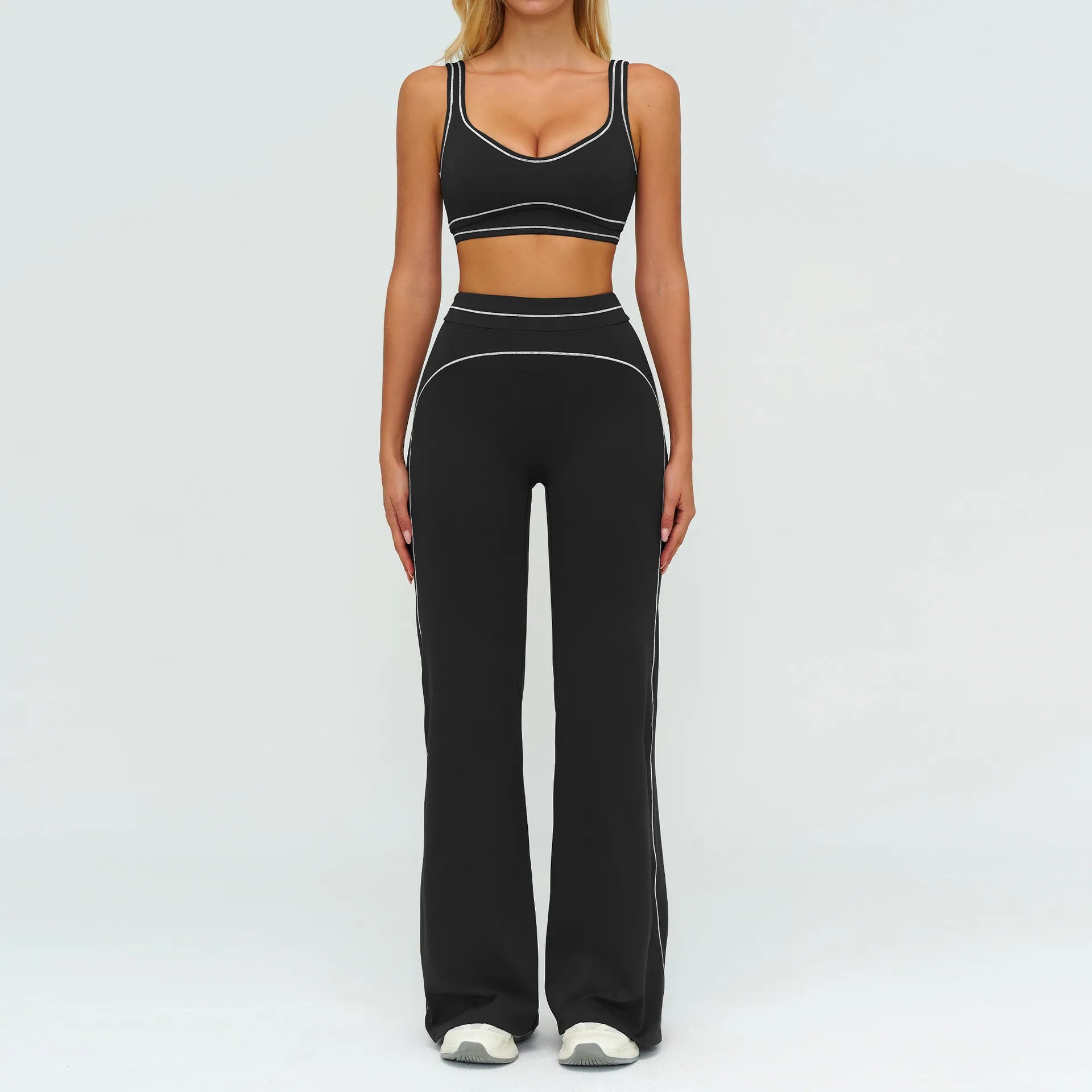 High-Waist Tracksuit Yoga Set - 2 Piece