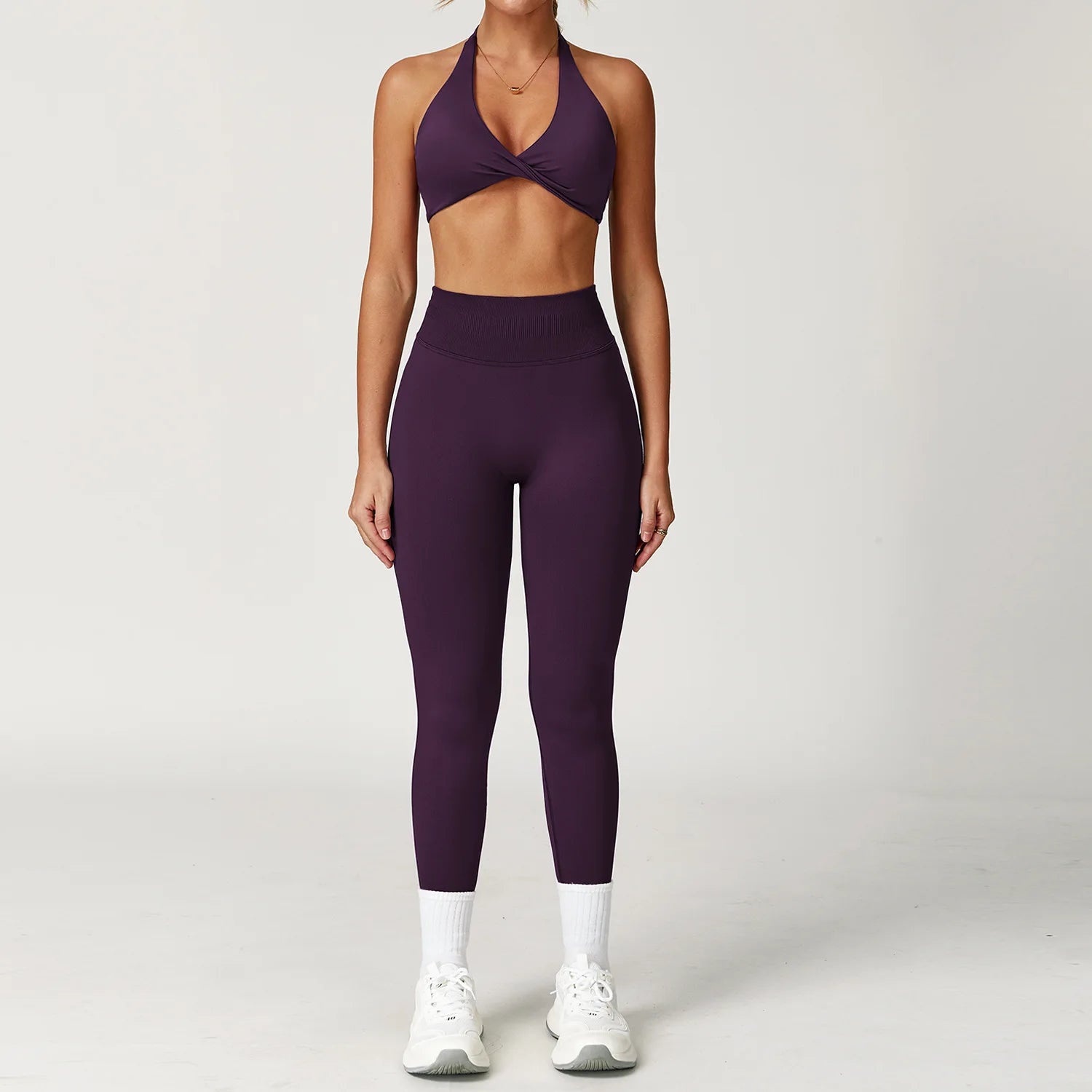 Seamless Fitness Tracksuit Set - 2 Piece