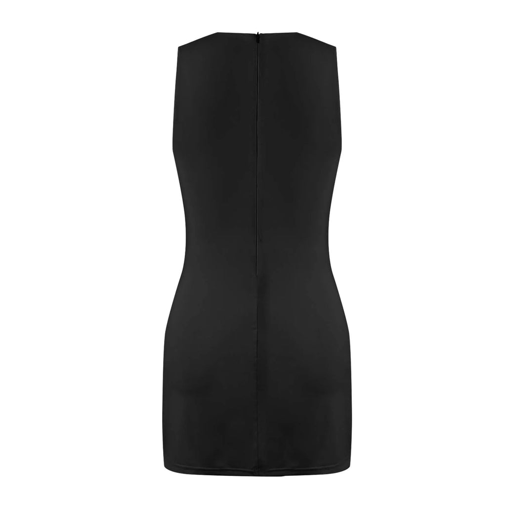 Sleeveless Tennis Dress with Built-In Shorts