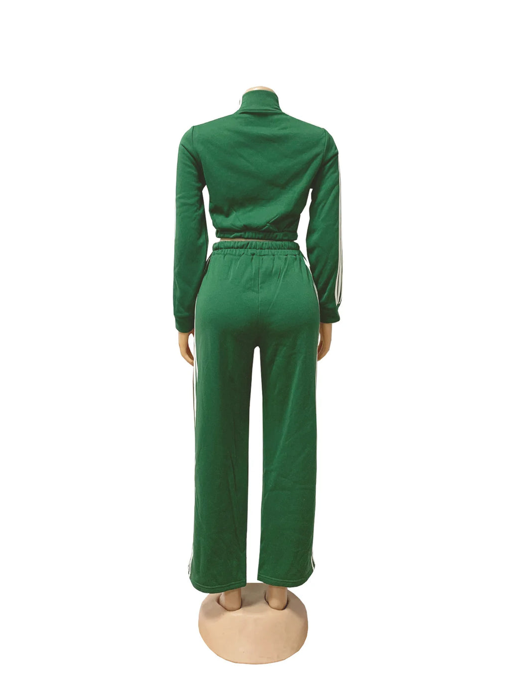 Y2K Striped Jogger Tracksuit Set - 2 Piece