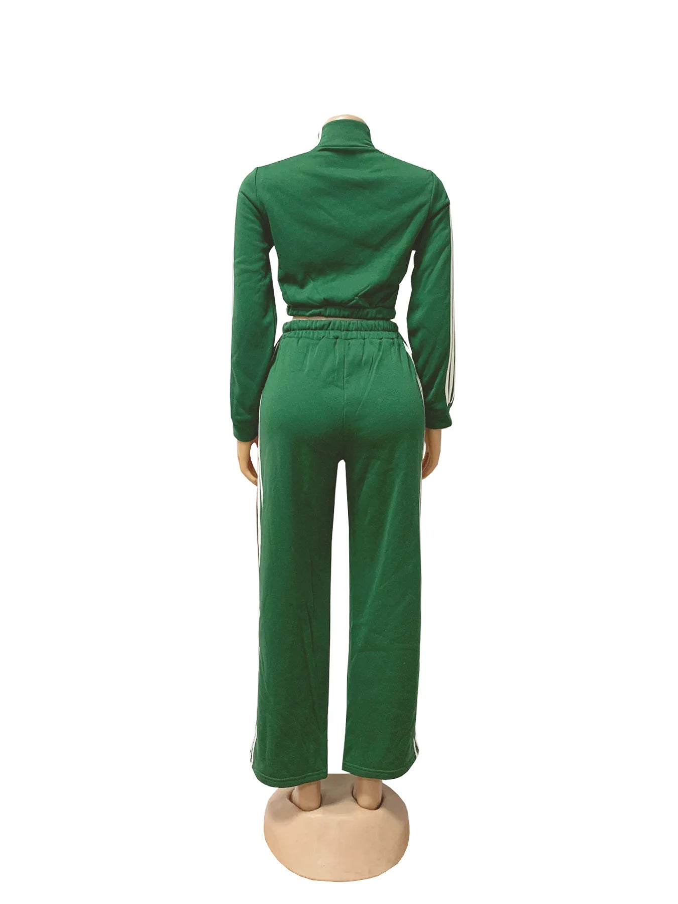 Y2K Striped Jogger Tracksuit Set - 2 Piece